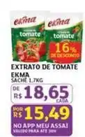 Assaí Atacadista Ekma - extrato de tomate oferta