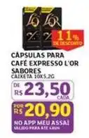 Assaí Atacadista L'or - cápsulas para café expresso oferta