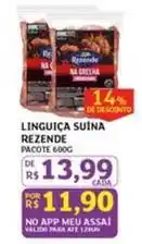Assaí Atacadista Rezende - linguiça suina oferta