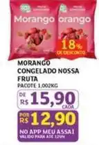 Assaí Atacadista Nossa fruta - morango congelado oferta