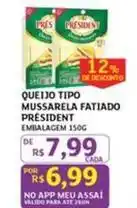 Assaí Atacadista President - queijo tipo mussarela fatiado oferta