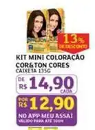 Assaí Atacadista Cor & ton - kit mini coloração oferta