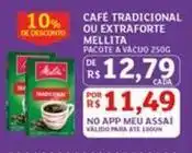 Assaí Atacadista Melitta - café tradicional ou extraforte oferta
