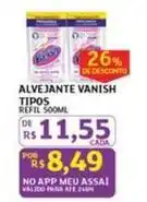 Assaí Atacadista Vanish - alvejante tipos oferta