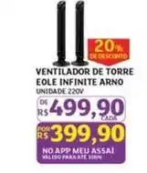 Assaí Atacadista De - ventilador de torre eole arno oferta