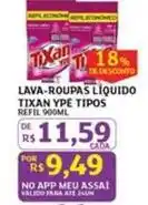 Assaí Atacadista Tixan - lava-roupas líquido ype tipos oferta