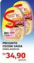 Assaí Atacadista Sadia - presunto cozido oferta