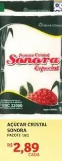 Assaí Atacadista Sonora - açúcar cristal oferta