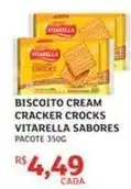 Assaí Atacadista Vitarella - biscoito cream cracker crocks oferta