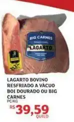 Assaí Atacadista Big - lagarto bovino resfriado a vacuo boi dourado ou carnes oferta