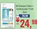 Supermercados BH Dove - kit shampoo + condicionador oferta