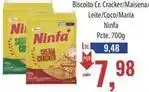 Supermercados BH Ninfa - biscoito cracker leite/coco/maria oferta