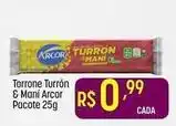 Muffato Arcor - torrone turron & mani pacote oferta