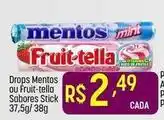 Muffato Sabores - drops mentos ou fruit-tella oferta