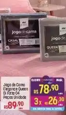 Muffato Elegance - jogo de cama elegnce queen di fcto 04 pecas unidade oferta