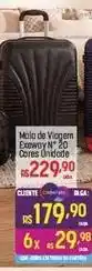 Muffato Exeway - maia de viagem 20 cores unidade oferta