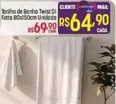 Muffato Di - toalho de banho twist di fatto 80x150cm unidade oferta