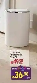 Muffato Casa - lixeira com tompa pratic oferta