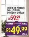Muffato Lotus - tapete de algodão oferta