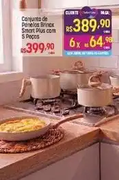 Muffato Brinox - canjunto de paneles smar plus com 5 peças oferta