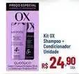 Max Atacadista Ox - kit shampoo + condicionador unidade oferta