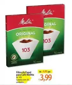 Atacadão Melitta - filtro de papel para cafe oferta