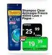 Max Atacadista Clear - shampoo anticaspa fresco 400ml leve + pague oferta