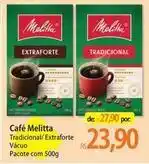 Atacadão Melitta - café tradicional/ extraforte vácuo oferta