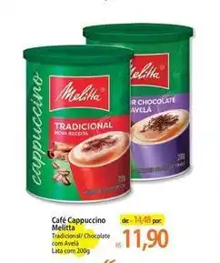 Atacadão Melitta - café cappuccino oferta