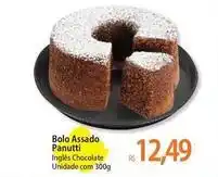 Atacadão Chocolate - bolo assado panutti oferta