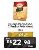 Novo Atacarejo President - queijo parmesão cílindro oferta