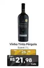 Novo Atacarejo Pérgola - vinho tinto oferta
