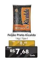 Novo Atacarejo Kicaldo - feijão preto oferta