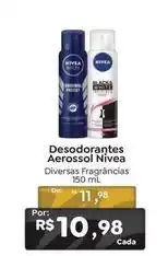 Novo Atacarejo Nivea - desodorantes aerossol oferta