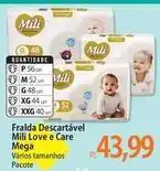 Atacadão Mili - fralda descartável love e care mega oferta