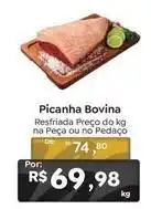 Novo Atacarejo Picanha bovina oferta