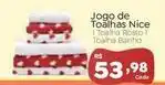Novo Atacarejo Jogo de toalhas nice oferta