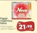 Novo Atacarejo Neve - papel higiênico oferta