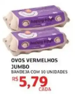 Assaí Atacadista ovos vermelhos jumbo oferta