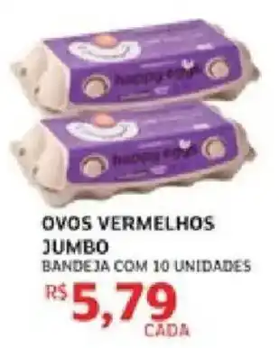 Ovos vermelhos jumbo