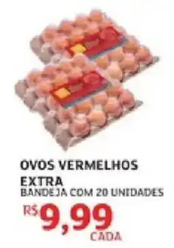Assaí Atacadista ovos vermelhos extra oferta