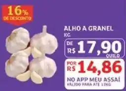 Assaí Atacadista alho a granel oferta