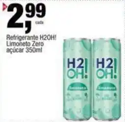 Frangolândia Refrigerante H2OH! Limoneto Zero açúcar oferta