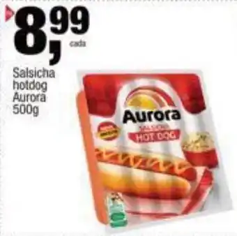 Salsicha hotdog aurora