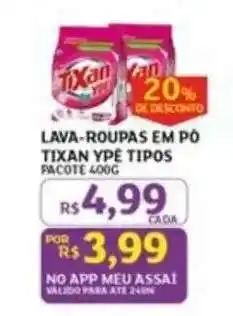 Assaí Atacadista Tixan Ypê Tipos oferta