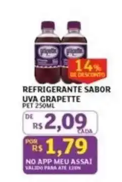 Assaí Atacadista REFRIGERANTE SABOR UVA GRAPETTE oferta