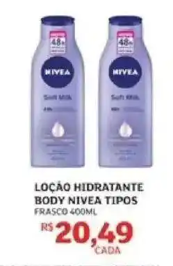 Assaí Atacadista LOÇÃO HIDRATANTE BODY NIVEA TIPOS oferta
