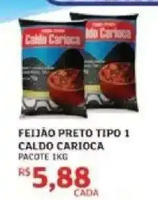 Assaí Atacadista FEIJÃO PRETO TIPO 1 CALDO CARIOCA oferta