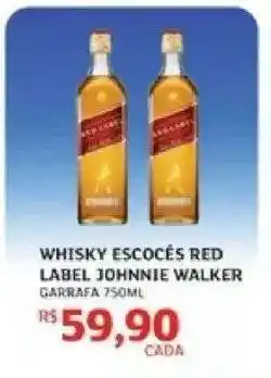 Assaí Atacadista Whisky Escocês Red Label Johnnie Walker oferta