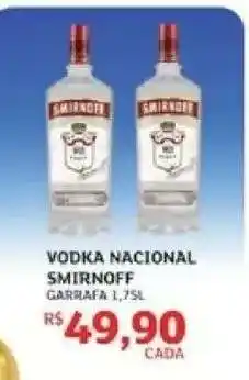 Assaí Atacadista Vodka Nacional Smirnoff oferta